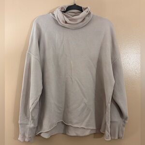 Aerie Cream Cowl Neck Sweater Soft and Relaxed